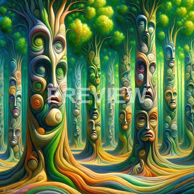 11910 - a-forest-with-human-faced-trees-where-leaves-morph-in_250704173201_00001